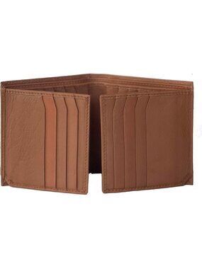 Genuine Nappa Leather Bifold Wallet for Men | RFID Protection, Dual ID Slots